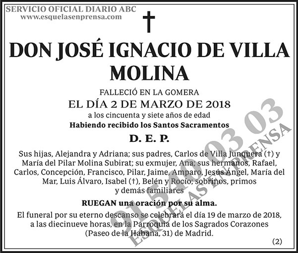José Ignacio de Villa Molina
